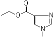 结构式 CAS# 41507-56-6, 1-甲基-1H-咪唑-4-羧酸乙酯