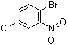 结构式 CAS# 41513-04-6, 2-溴-5-氯硝基苯; 1-溴-4-氯-2-硝基苯