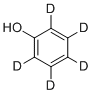 structure of CAS# 4165-62-2, Phenol-d5;2,3,4,5,6-pentadeuteriophenol