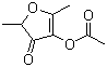 Furaneol acetate molecular structure (CAS 4166-20-5)