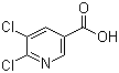 5,6-Dichloronicotinic acid molecular structure (CAS 41667-95-2)