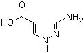 结构式 CAS# 41680-34-6, 3-氨基吡唑-4-甲酸