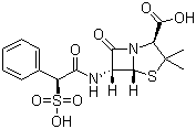 Sulbenicillin molecular structure (CAS 41744-40-5)