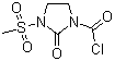 结构式 CAS# 41762-76-9, 1-氯甲酰基-3-甲磺酰基-2-咪唑烷酮