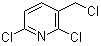 2,6-Dichloro-3-(chloromethyl)pyridine molecular structure (CAS 41789-37-1)