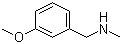3-Methoxy-N-methylbenzylamine molecular structure (CAS 41789-95-1)