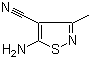 5-Amino-3-methylisothiazole-4-carbonitrile molecular structure (CAS 41808-35-9)