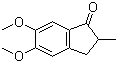 5,6-Dimethoxy-2-methylindan-1-one molecular structure (CAS 4191-17-7)