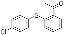 2'-(4-Chlorophenylthio)acetophenone molecular structure (CAS 41932-35-8)