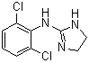 Clonidine molecular structure (CAS 4205-90-7)