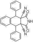 2alpha,3alpha-Dicyano-1,2,3,4-tetrahydro-1beta,4beta-diphenyl-2,3-naphthalenedicarboximide molecular structure (CAS 4209-78-3)
