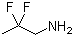 2,2-Difluoropropylamine molecular structure (CAS 421-00-1)
