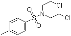 N,N-Bis(2-chloroethyl)-p-toluenesulphonamide molecular structure (CAS 42137-88-2)