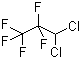 structure of CAS# 422-56-0, 3,3-Dichloro-1,1,1,2,2-pentafluoropropane;1,1-Dichloro-2,2,3,3,3-pentafluoropropane; HCFC-225ca