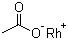Rhodium acetate molecular structure (CAS 42204-14-8)