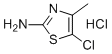 2-Amino-5-chloro-4-methyl-1,3-thiazole hydrochloride molecular structure (CAS 42212-83-9)