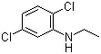 结构式 CAS# 42265-81-6, 2,5-二氯-N-乙基苯胺