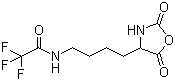 结构式 CAS# 42267-27-6, N-(4-(2,5-二氧代-4-恶唑烷基)丁基)-2,2,2-三氟乙酰胺