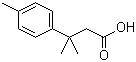 structure of CAS# 42288-08-4, 3-Methyl-3-(4-methylphenyl)butanoic acid