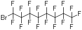结构式 CAS# 423-55-2, 全氟溴辛烷; 1-溴全氟辛烷