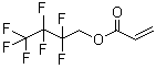 2,2,3,3,4,4,4-Heptafluorobutyl acrylate molecular structure (CAS 424-64-6)