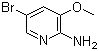 structure of CAS# 42409-58-5, 5-Bromo-3-methoxypyridin-2-amine;2-Amino-3-methoxy-5-bromopyridine