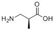 (S)-3-氨基-2-甲基丙酸分子结构 (CAS 4249-19-8)
