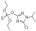 structure of CAS# 42509-80-8, Isazofos;A 12223; Brace; Brace 10G; CGA 12223; CIBA 12223; Ciba-Geigy A 12223; Isazofos; Isazophos; Miral; Miral 10G; Triumph; Triumph (insecticide)