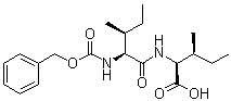 N-[N-[(Phenylmethoxy)carbonyl]-L-isoleucyl]-L-isoleucine molecular structure (CAS 42538-01-2)