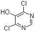 结构式 CAS# 425394-89-4, 4,6-二氯-5-羟基嘧啶