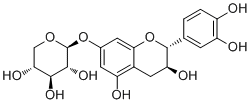 结构式 CAS# 42830-48-8, 7-木糖苷儿茶酚