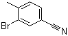3-Bromo-4-methylbenzonitrile molecular structure (CAS 42872-74-2)