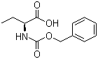 结构式 CAS# 42918-86-5, (S)-2-(苄氧羰基氨基)丁酸