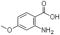2-Amino-4-methoxybenzoic acid molecular structure (CAS 4294-95-5)