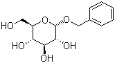 结构式 CAS# 4304-12-5, 苄基 alpha-D-吡喃葡萄糖苷