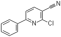 结构式 CAS# 43083-14-3, 2-氯-6-苯基烟腈