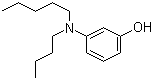 结构式 CAS# 43141-69-1, N,N-二丁基间氨基苯酚; 间二丁基氨基苯酚
