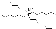 structure of CAS# 4328-13-6, Tetra-n-hexylammonium bromide;Tetrahexylammonium bromide