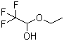 结构式 CAS# 433-27-2, 1-乙氧基-2,2,2-三氟乙醇; 三氟乙醛缩半乙醇