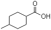 结构式 CAS# 4331-54-8, 4-甲基环己烷甲酸; 对甲基环己烷甲酸