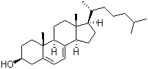 7-Dehydrocholesterol molecular structure (CAS 434-16-2)
