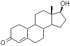 structure of CAS# 434-22-0, Nandrolone;19-Nortestosterone; 17b-Hydroxyestra-4-en-3-one; 17b-Hydroxyestra-4-en-3-one