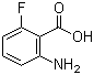 structure of CAS# 434-76-4, 2-Amino-6-fluorobenzoic acid;6-Fluoroanthranilic acid