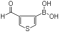 3-Formyl-4-thiopheneboronic acid molecular structure (CAS 4347-32-4)