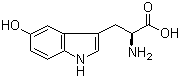 L-5-Hydroxytryptophan molecular structure (CAS 4350-09-8)