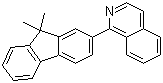 1-(9,9-Dimethylfluoren-2-yl)isoquinoline molecular structure (CAS 435277-99-9)