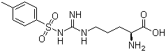 结构式 CAS# 4353-32-6, N'-对甲苯磺酰基-L-精氨酸