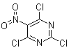 结构式 CAS# 4359-87-9, 2,4,6-三氯-5-硝基嘧啶
