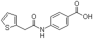 structure of CAS# 436088-76-5, 4-[(Thien-2-ylacetyl)amino]benzoic acid