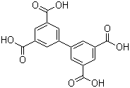 结构式 CAS# 4371-28-2, 3,3',5,5'-联苯四甲酸